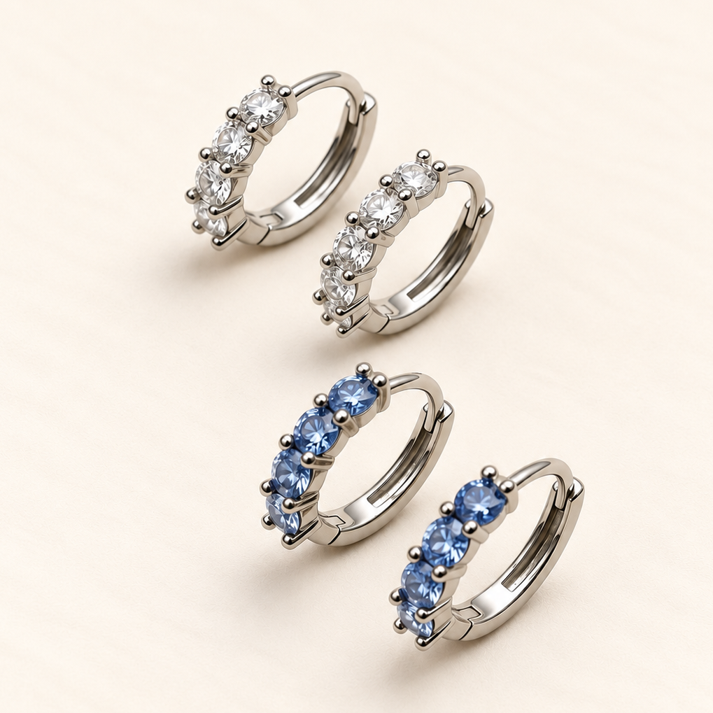 Argola de Moissanite Round 3.0mm