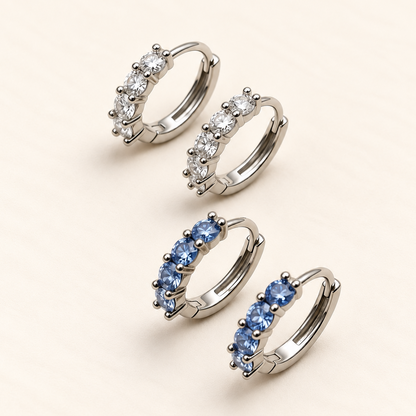 Argola de Moissanite Round 3.0mm