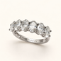 Anel Moissanite Oval 4x6mm