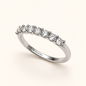 Anel Moissanite Round 2.5mm*8