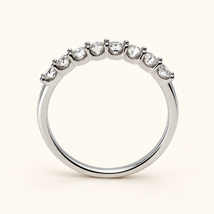 Anel Moissanite Round 2.5mm*8