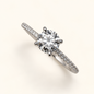Anel Moissanite Round 1.0mm/6.0mm
