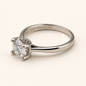 Anel Moissanite Round 6.0mm