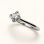 Anel Moissanite Round 5.0mm
