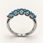 Anel Moissanite Round 4.0mm