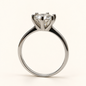 Anel Moissanite Round 8.0mm