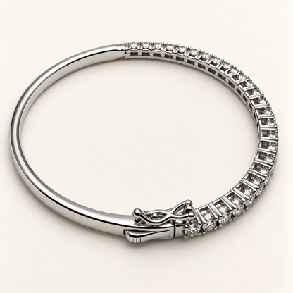 Bracelete de Moissanite Round 3.00mm
