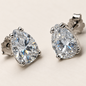 Brinco Moissanite Pear 7x9mm
