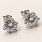 Brinco Moissanite Round 7.0mm