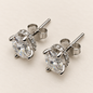 Brinco Moissanite Oval 5x7mm